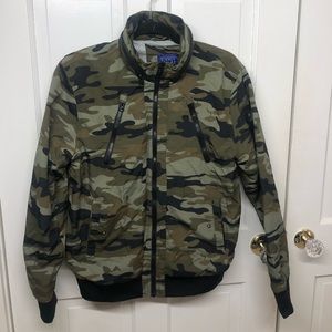 Camo bomber jacket